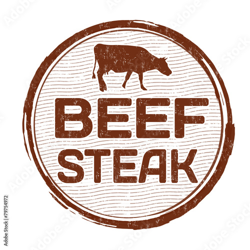 Beef steak stamp