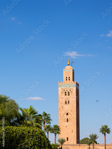 Koutoubia in Marrekesh, Morocco