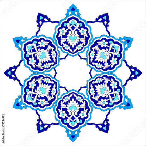 artistic ottoman pattern series seventy eight