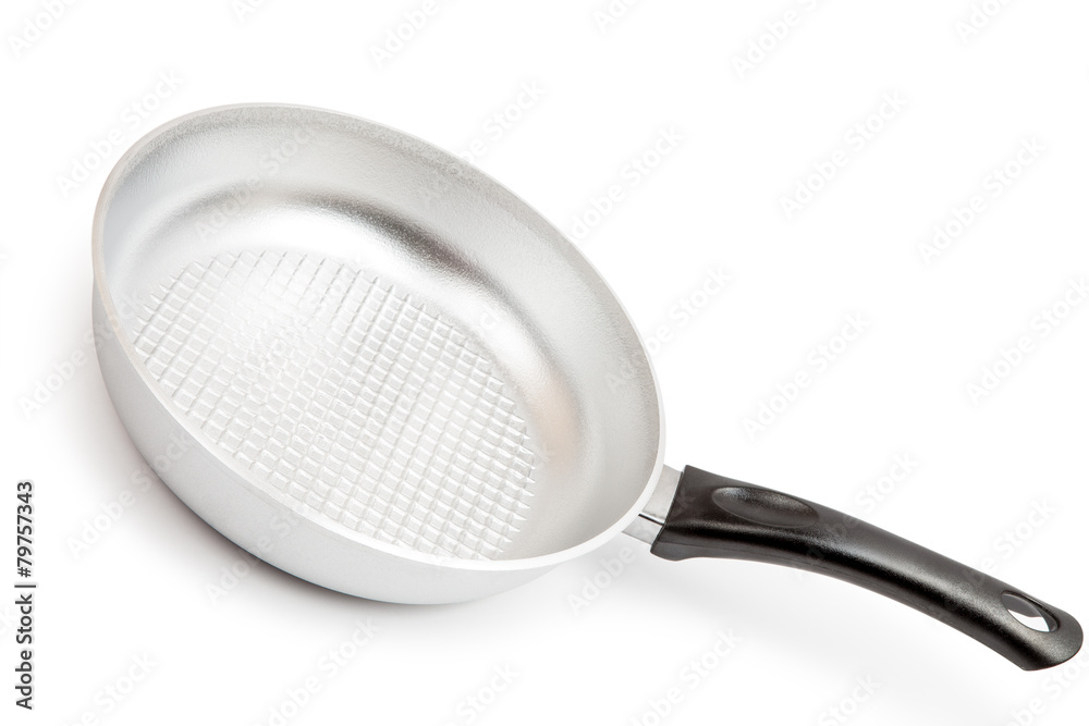 Fry pan isolated on a white background Fry pan isolated on a white background