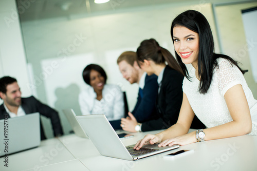 Young people in the office