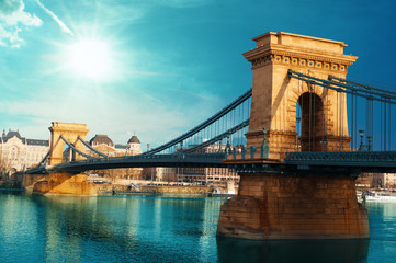 Keuken achterwand Foto van de dag Chain bridge Budapest Hungary  © waku