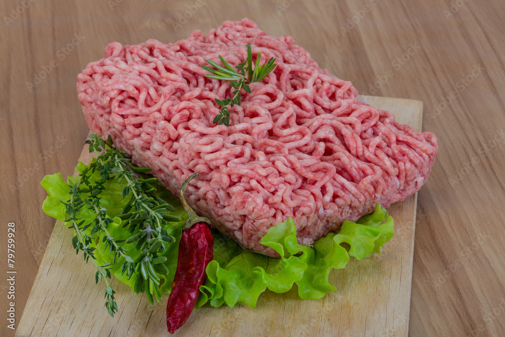Raw minced meat Raw minced meat