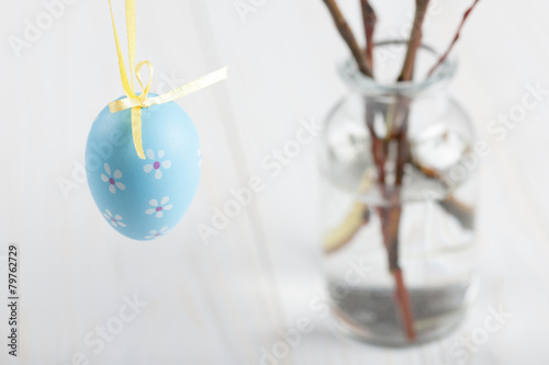 Easter egg on the branch