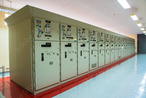 control meter display at Power station