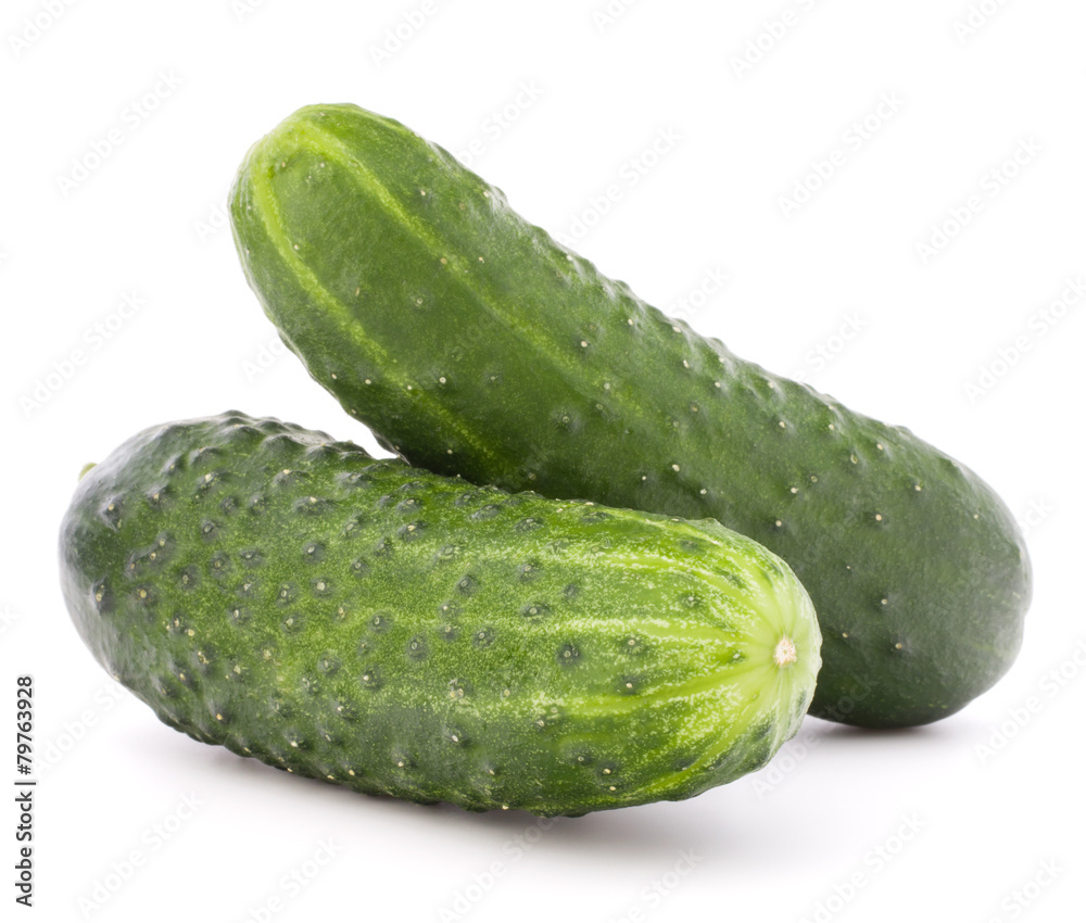 Cucumber vegetable isolated on white background cutout Cucumber vegetable isolated on white background cutout