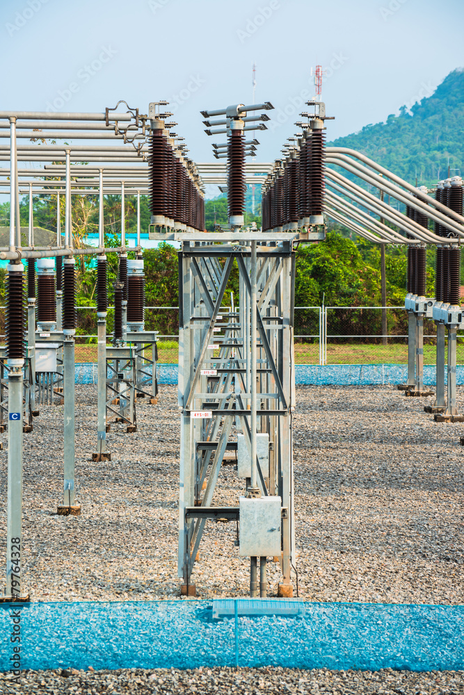 Fototapeta premium Power station for making electric energy