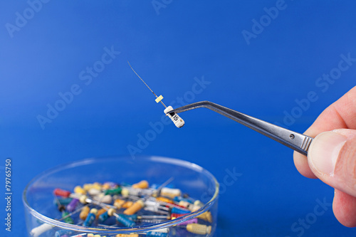 Instruments for root canal treatment photo