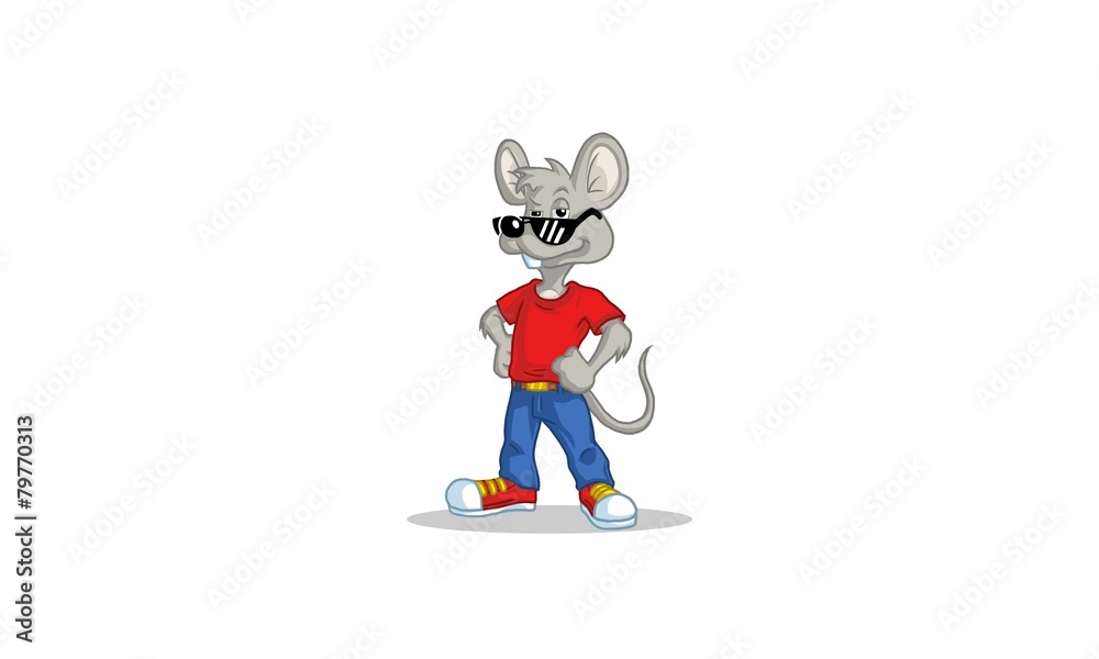 mouse logo icon vector