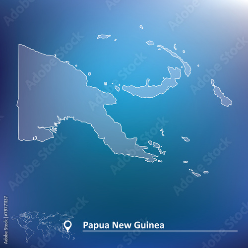 Map of Papua New Guinea