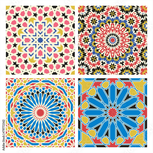Traditional arabian tale patterns