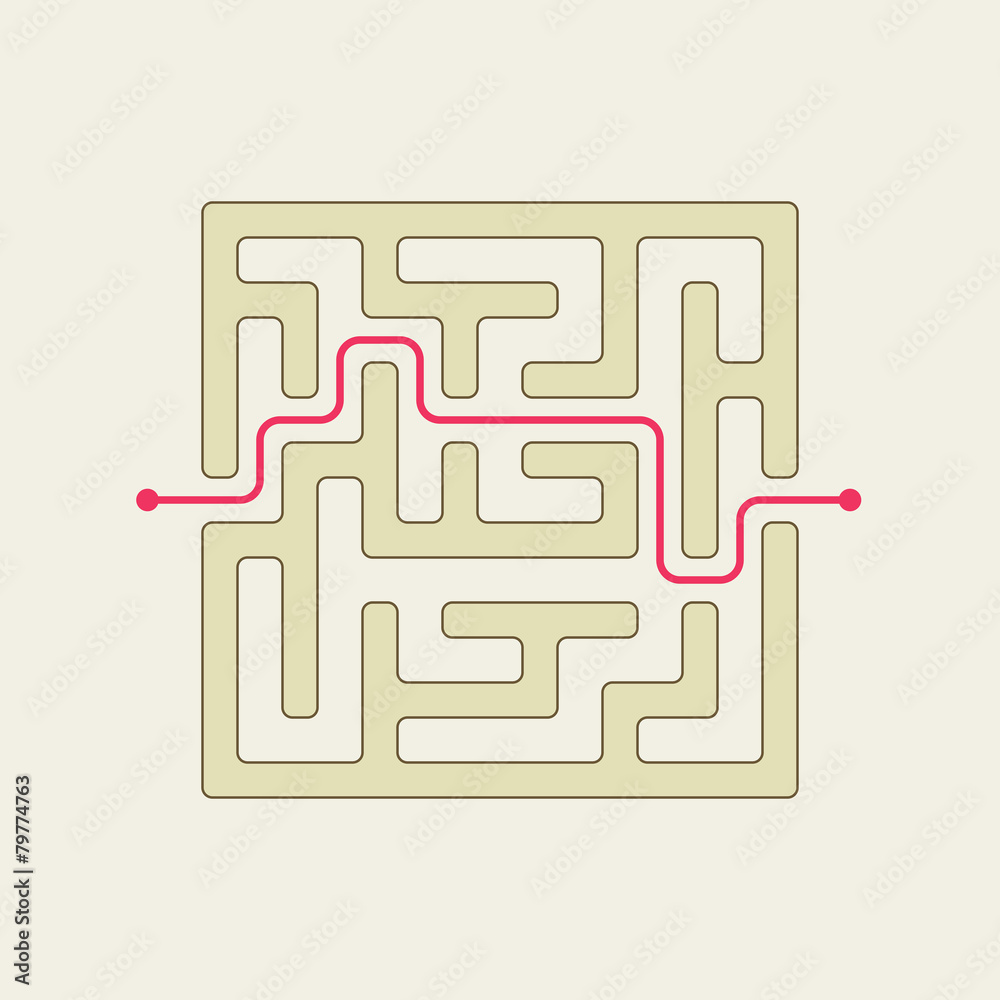 simple square maze simple square maze