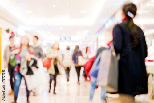 Wallpaper Mural Abstract background of shopping mall, shallow depth of focus. Torontodigital.ca