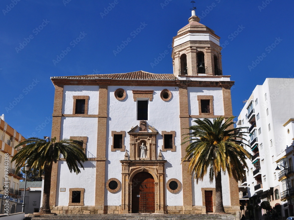 La merced church in Ronda village,Spain