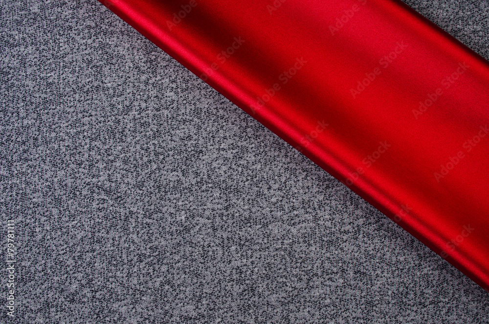 Fototapeta premium red abstract background luxury cloth texture on grey surface