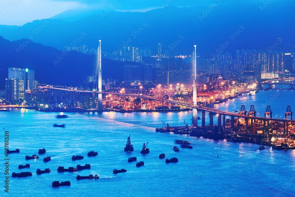 Fototapeta premium Hong Kong Container Terminal