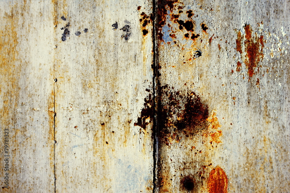 very shabby metal background with old paint very shabby metal background with old paint