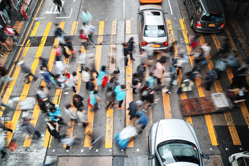 Rush Hour in Hong Kong photo