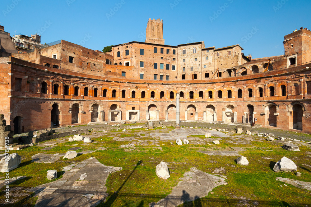 Roma Mercati di Traiano Torre delle Milizie