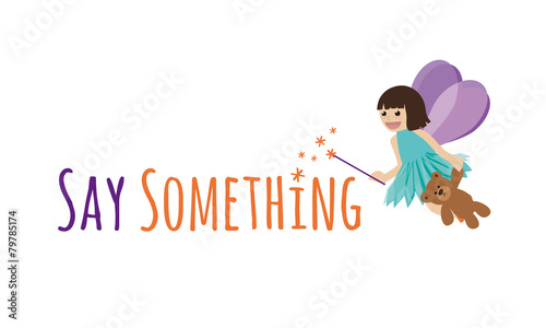 Sweet Fairy Illustration Logo