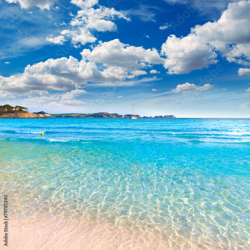 Fototapeta Naklejka Na Ścianę i Meble -  Majorca Playa de Palmira beach Calvia in Mallorca