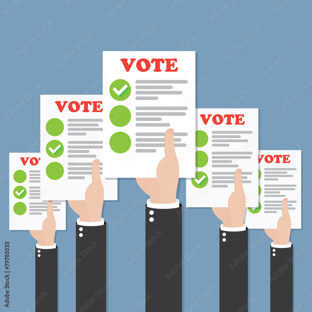 Fototapeta premium Vote