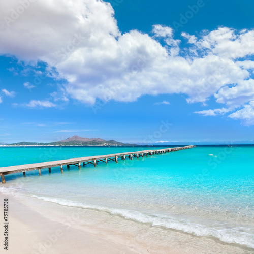 Majorca Platja de Muro beach Alcudia bay Mallorca