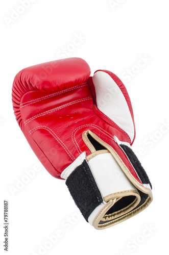 Boxing gloves isolated © piyathep
