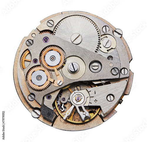Φωτογραφία Clock mechanism with gears