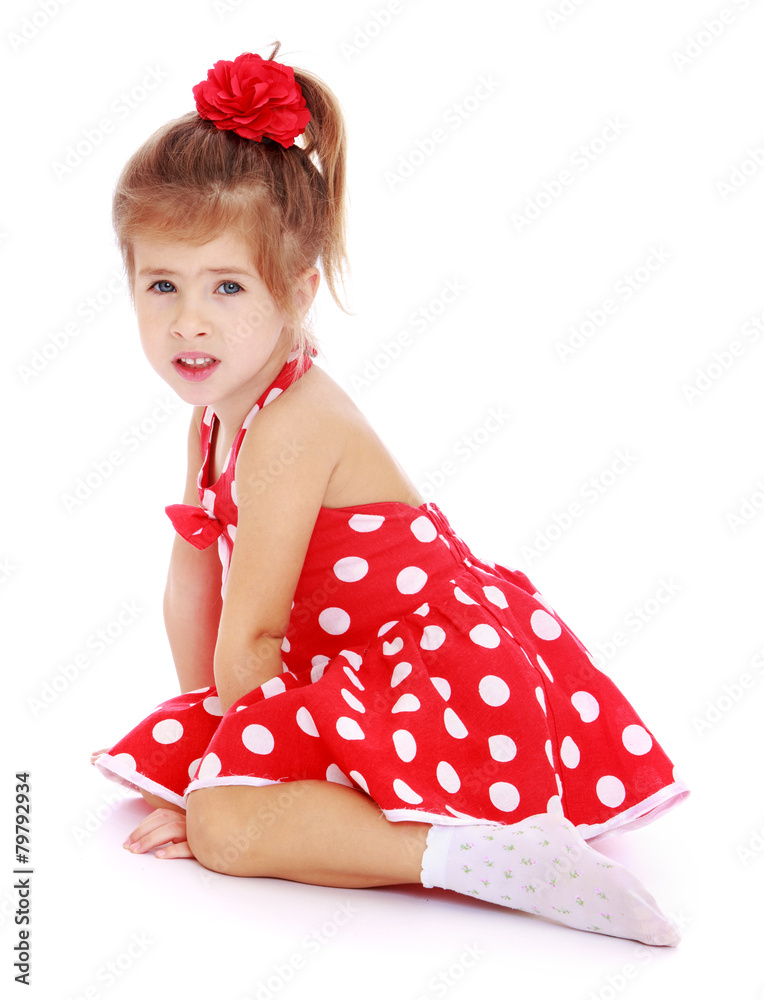 Little girl in sundress 2025