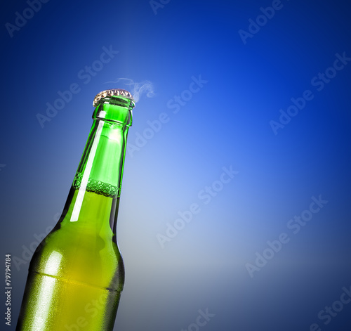 lager beer in bottle