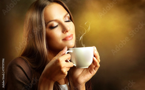Beautiful young woman with ...