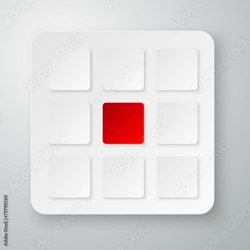 Vector illustration infographics with squares © amelisk