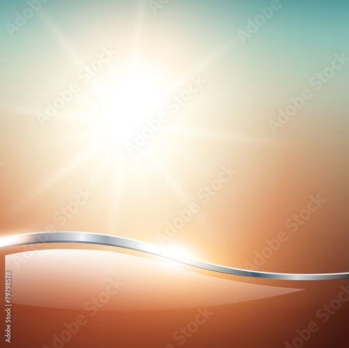 Blurry sunny scene background