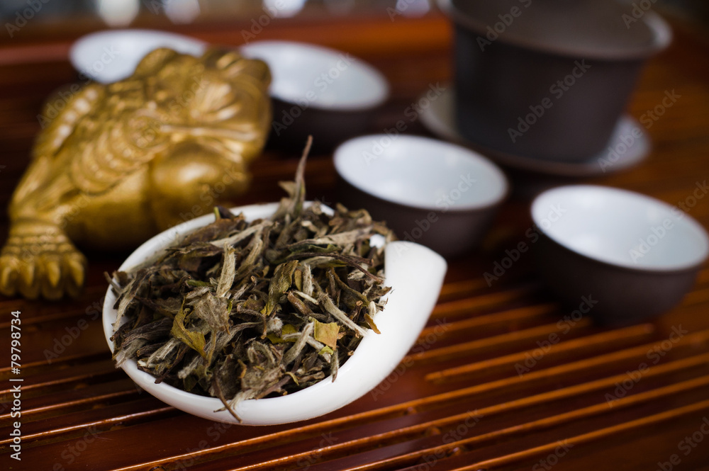 Tea chinese in pile Tea chinese in pile
