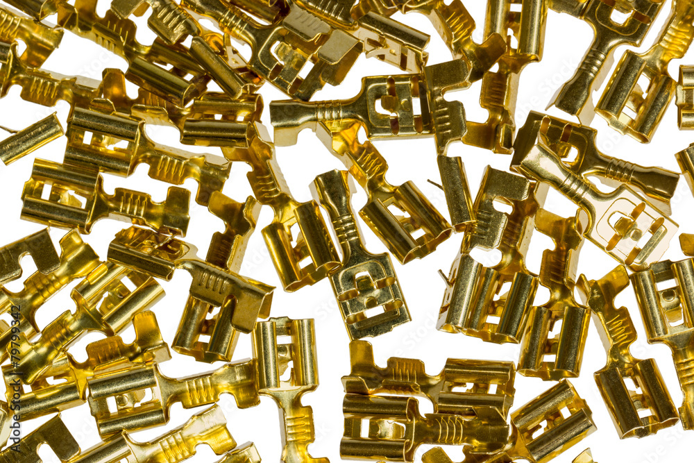 Electrical component bronze cable terminal connector Electrical component bronze cable terminal connector