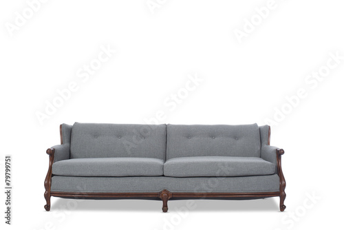 Vintage Gray Couch