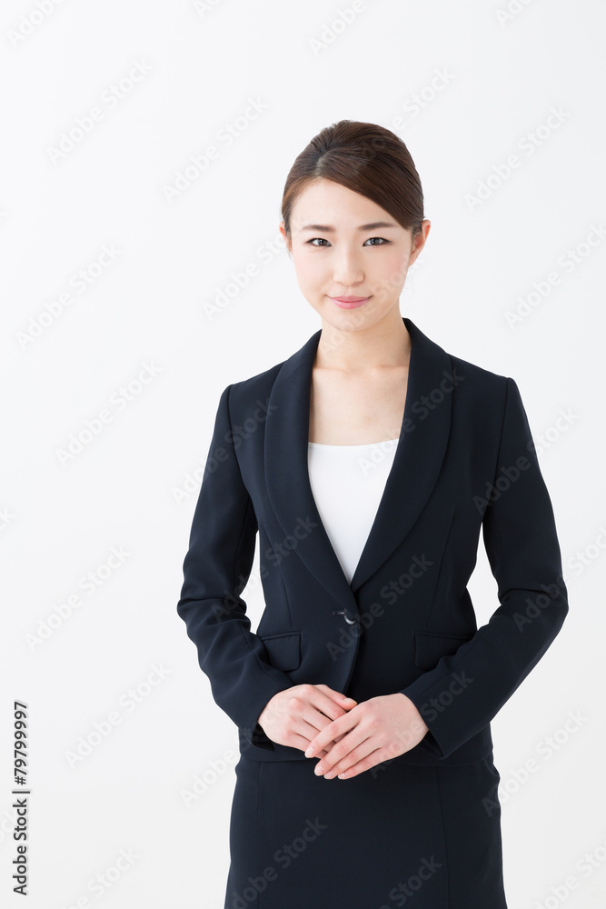 asian businesswoman isolated on white background asian businesswoman isolated on white background