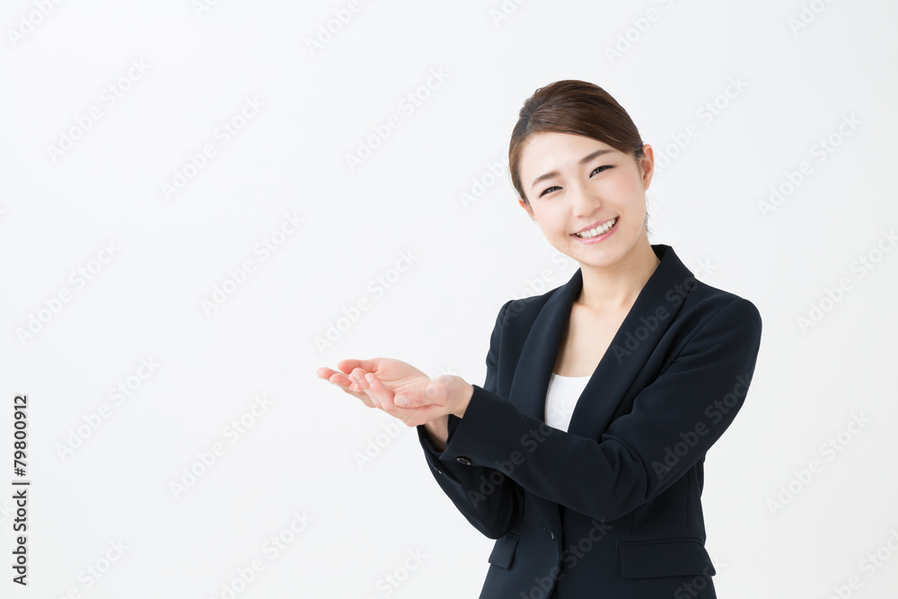 asian businesswoman isolated on white background asian businesswoman isolated on white background
