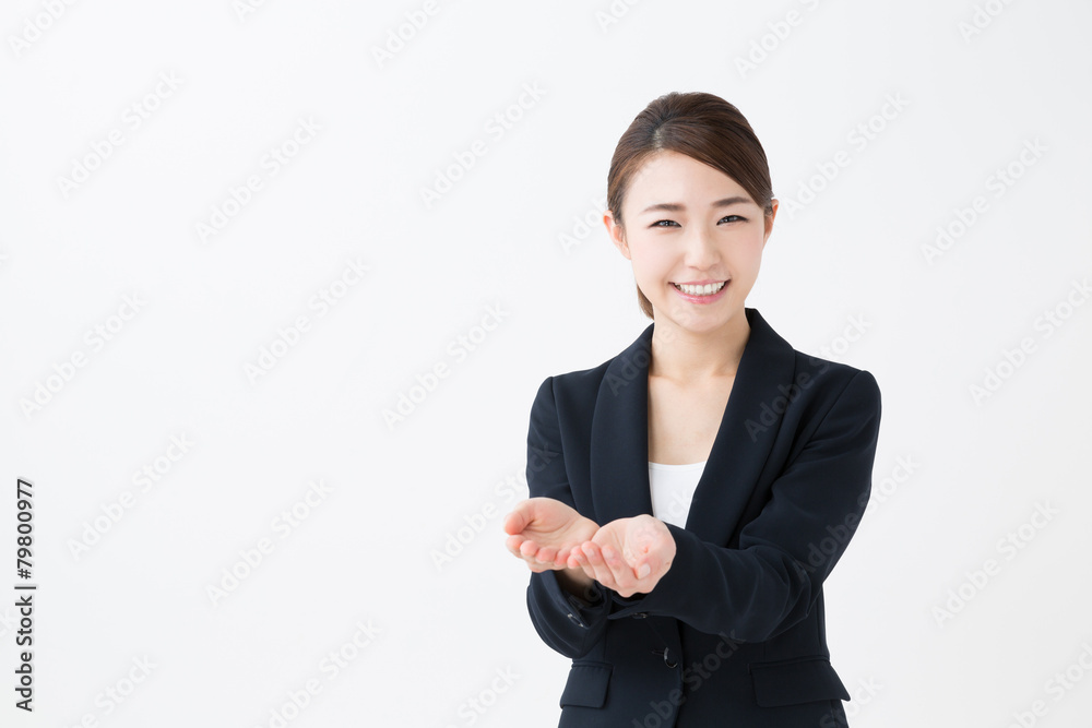 asian businesswoman isolated on white background asian businesswoman isolated on white background