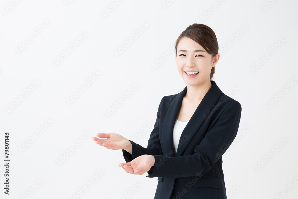 asian businesswoman isolated on white background asian businesswoman isolated on white background