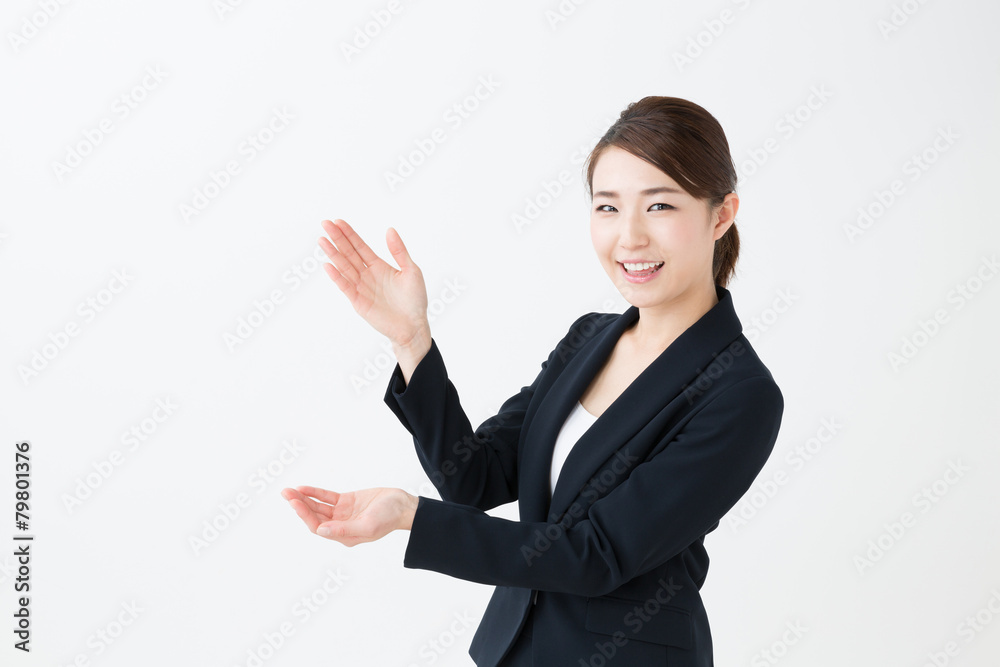 asian businesswoman isolated on white background asian businesswoman isolated on white background