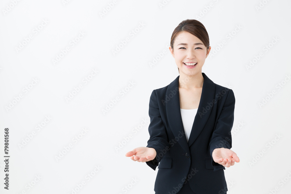 asian businesswoman isolated on white background asian businesswoman isolated on white background