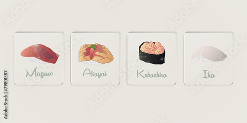 SUSHI TYPES 4