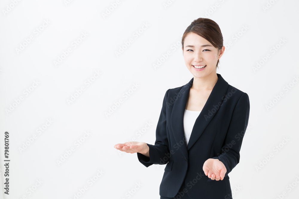 asian businesswoman isolated on white background asian businesswoman isolated on white background