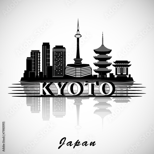 Modern Kyoto City Skyline Design