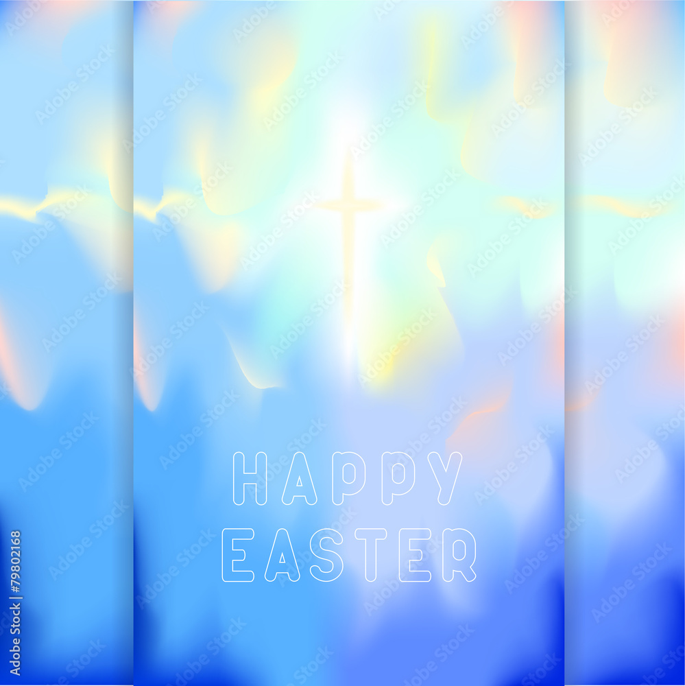 easter blurred background-vector illustration easter blurred background-vector illustration
