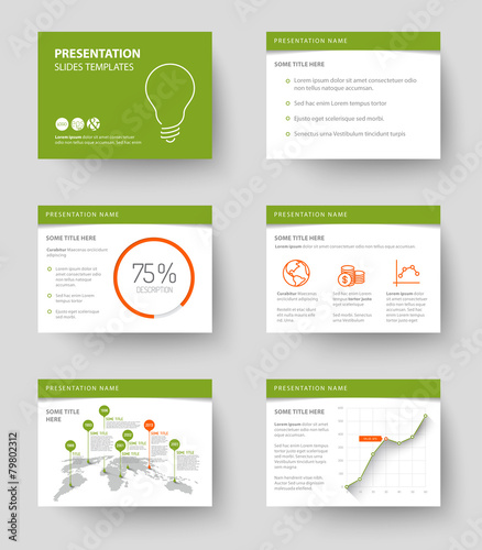 Template for presentation slides