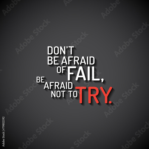 Inspirational motivating quote