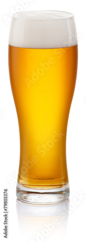 Glass of fresh beer
